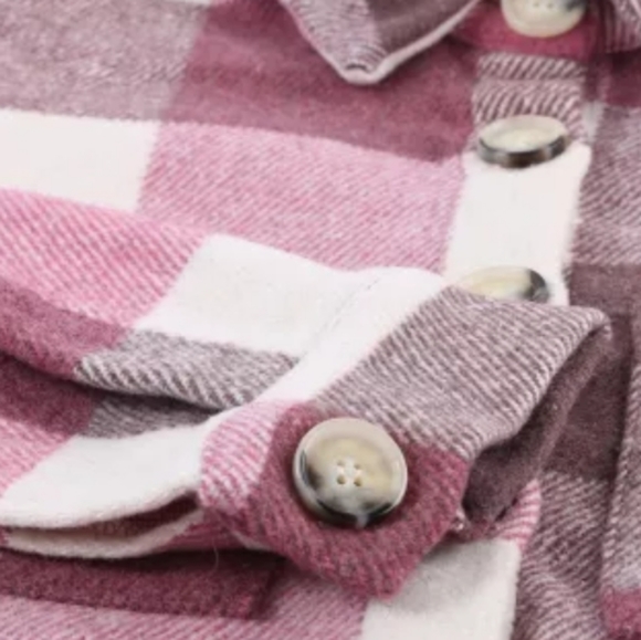 1 xl left💞NEW boutique plaid shirt jacket - Picture 10 of 16